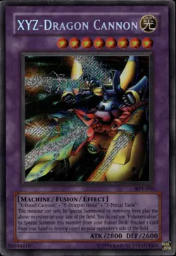 XYZ-Dragon Cannon Unl Ed Secret Rare BPT-010 Yu-Gi-Oh! - Image 1