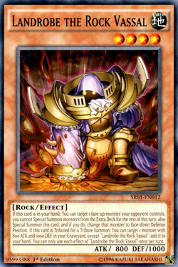 Landrobe the Rock Vassal SR01-EN012 Common 1st Edition N/MINT YUGIOH - Image 1