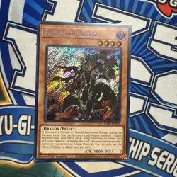 Yugioh! Fallen of Albaz RA01-EN021 Secret Rare 1st Edition NM - Image 1
