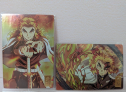 Demon Slayer Kimetsu no Yaiba Cards Kyojuro Rengoku Bandai 2022 Japan 2 Sets - Image 1