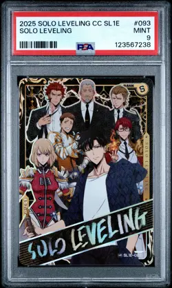 2025 SOLO LEVELING COLLECT CARD SERIES 1 #093 SOLO LEVELING PSA 9 - Image 1