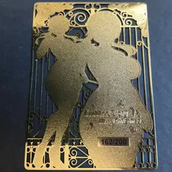 WES - Goddess Story Gold METAL Card - Serial Number #162/200! Yor Spy X Bikini - Image 5