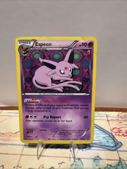 Pokemon Espeon Card Holo Rare Psychic Type 90 HP Bw92 - Image 1