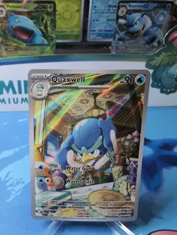 Quaxwell 207/193 - Pokemon TCG Paldea Evolved Illustration Rare Card NM - Image 1