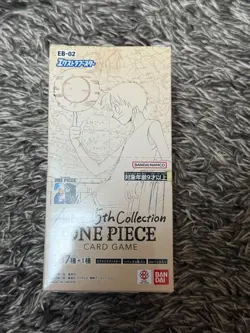 One Piece Card Game EB02 Extra Booster Box 25th Anniversary Case Japan New - Image 1
