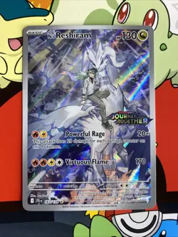 N's Reshiram - 167/159 Journey Together Promo MINT Stamped - Pokemon Card - Image 1