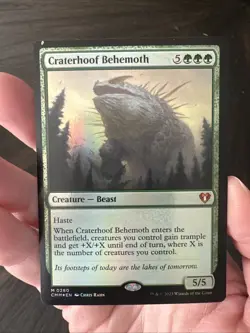 MTG Magic The Gathering Card Craterhoof Behemoth NM Commander Masters MTG M 0280 - Image 3
