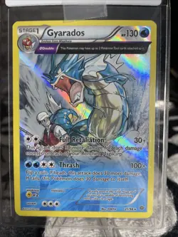 Pokemon Gyarados TCG Reverse Holo Rare Card 21/98 XY Ancient Origins LP - Image 1