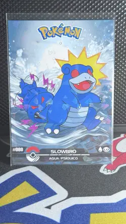 Slowbro #80 - Cracked Ice Holo - Crystal Dark Black 2025 - Pokemon Card - Image 1