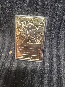 1999 Pokemon Charizard Gold Plated Trading Card Burger King - Image 5