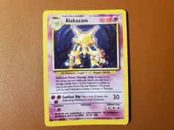 Alakazam Base Set 1/102 Holo Unlimited Holo Rare NM LP Pokemon TCG WOTC Card - Image 1