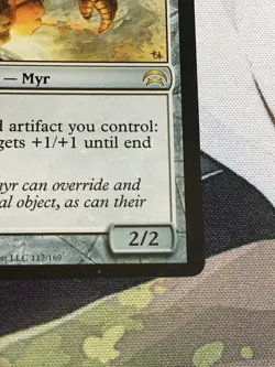 C5015 MAGIC GATHERING MTG PLANECHASE LODESTONE MYR #117 RARE LP - Image 5