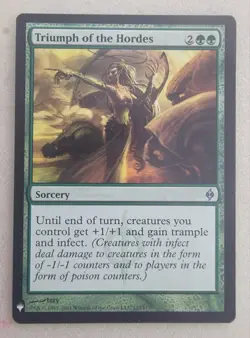 Triumph of the Hordes | NM | The List | NPH #123 | MTG - Image 1