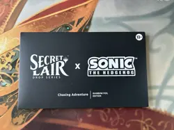 MTG Magic the Gathering Secret Lair Drop Sealed Foil Sonic CHASING ADVENTURE - Image 1