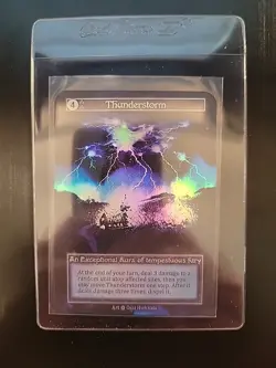 Thunderstorm Sorcery Contested Realm Alpha Exceptional Foil - Image 1