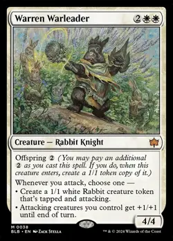 Warren Warleader Regular - Bloomburrow MTG-NM - Image 1