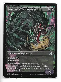 Insatiable Hemophage (Showcase) *FOIL* [IKO] - Magic: The Gathering - NM - Image 1