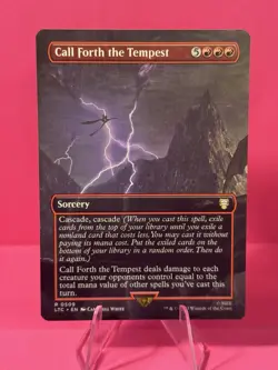 Call Forth the Tempest (Borderless) Commander: the Lord of the Rings: Tales... - Image 1