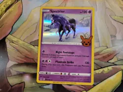 081/196 Spectrier Rare Holo Trick or Trade 2023 Halloween Pokemon TCG - Image 1