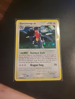 Garchomp 9/123 Holo Rare Mysterious Treasures Pokemon TCG DP 2007 - Image 1