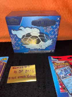 Pokemon Stellar Crown Elite Trainer Box Sealed+ mixed lot+ sealed lot - Image 2