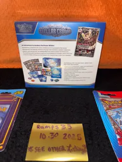 Pokemon Stellar Crown Elite Trainer Box Sealed+ mixed lot+ sealed lot - Image 4