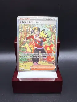 Pokemon Destined Rivals- #236 Ethan's Adventure Special Illustration Rare - Image 1