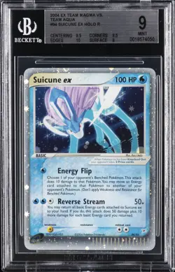 2004 POKEMON EX TEAM MAGMA VS. AQUA HOLO #94 ARTICUNO BGS 9 - Image 1