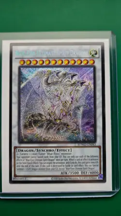 ⦁ Blue-Eyes Ultimate Spirit Dragon SDWD-EN043 [Secret Rare/Holo Bleed] - Image 1