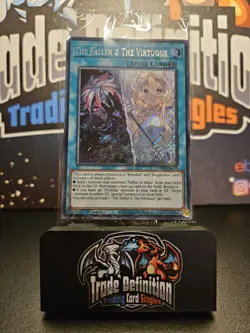 CH01-EN019 The Fallen & The Virtuous Secret Rare 1st Ed YuGiOh Sealed - Image 1