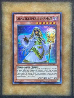 Yugioh Gravekeeper's Shaman LVAL-EN033 Super Rare NM - Image 1