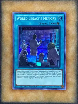 Yugioh World Legacy’s Memory FLOD-ENSE3 Super Rare Limited Edition NM - Image 1