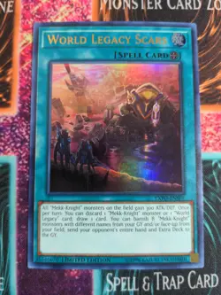 Yu-Gi-Oh! World Legacy Scars EXFO-ENSP1 Limited Ultra Rare NM - Image 1