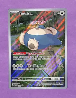 Pokemon Card TCG - Snorlax SVP 051 Scarlet & Violet 151 Black Star Promo NM-MT - Image 1