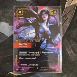 FOIL Riftbound Kai'sa Card Survivor OGN 039/298 English League of Legends - Image 1