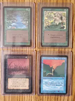 MAGIC THE GATHERING Lot of Four (4) ALPHA Cards Very Nice Condition READ - Image 1