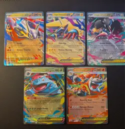 Pokemon TCG Mega Evolution EX Cards Lot of 5 Cards NM/M - Image 1