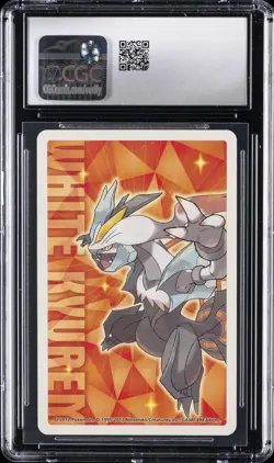 2012 POKEMON PLAYING CARDS JAPANESE WHITE 2 DECK #K OF DIAMONDS KYUREM CGC 9 - Image 2