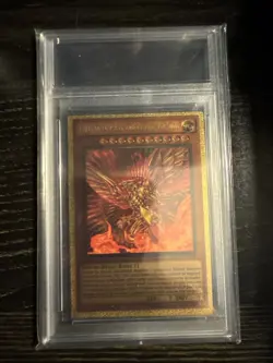Yu-Gi-Oh Egyptian Gods Set Custom Gold Foil Cards In PSA SLABS - Image 3