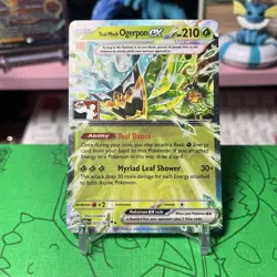 Pokemon TCG Teal Mask Ogerpon ex 025/167 Prize Pack Series Cards Near Mint - Image 1
