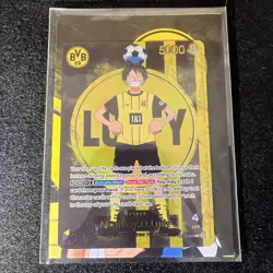 One Piece x BVB Borussia Dortmund Promo Card Monkey D. Luffy St13-003 - Sealed - Image 3