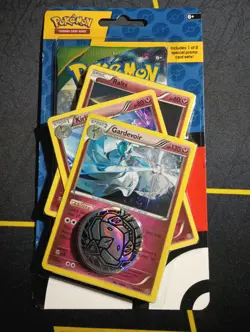 Sealed Pokemon XY Roaring Skies Gardevoir 3 Card Promo 2017 Blister Booster Pack - Image 1