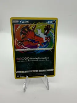 Yveltal 046/072 Shining Fates Holo NM Pokemon Card TCG - Image 1