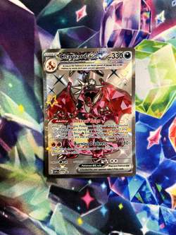 Pokemon TCG Charizard EX SVP Black Star Promo 074 Rare Holo Card Paldean Fates - Image 1