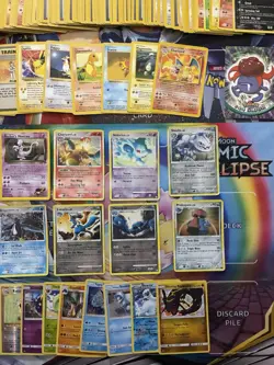 Vintage Pokemon Card Lot Holo Etc MP-Damaged Charizard Tyranitar Fire 685+ - Image 2