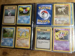 Vintage Pokemon Binder Card Lot - Binder Included - Image 3