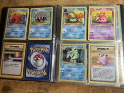 Vintage Pokemon Binder Card Lot - Binder Included - Image 4