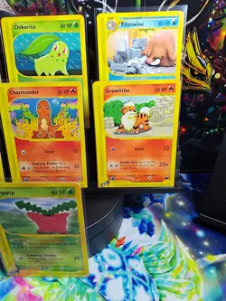 Pokemon e-Reader Lot (7 Cards) Charmander Bulbasaur Chikorita Drowzee Vintage - Image 4