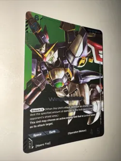 Gundam TCG Wing Gundam Alt Art ST02-001 LR+ pack fresh Card Game CCG English - Image 2