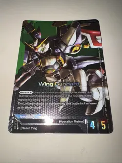 Gundam TCG Wing Gundam Alt Art ST02-001 LR+ pack fresh Card Game CCG English - Image 4